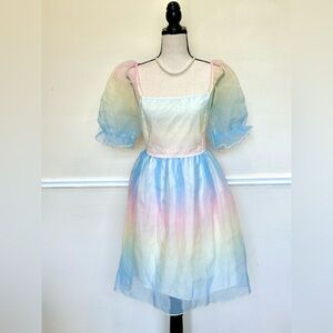 Rainbow Ombre Dress